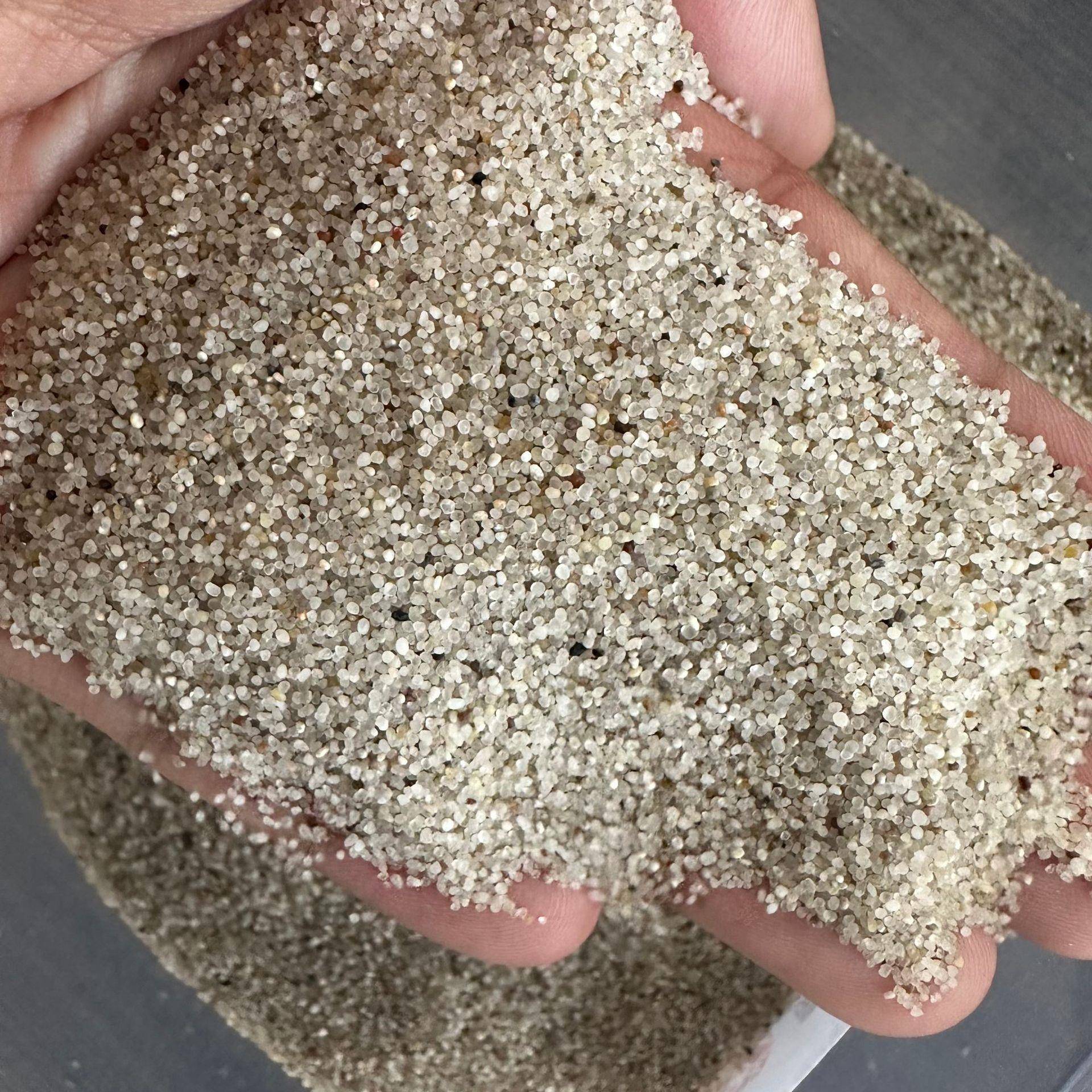 圆粒砂儿童娱乐无尘海油田压裂真石漆质砂感214河景道造沙游乐场