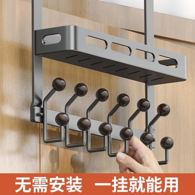 可节门后挂钩免物打孔无痕衣帽钩卧MJ-7564室门背式调服收纳置架