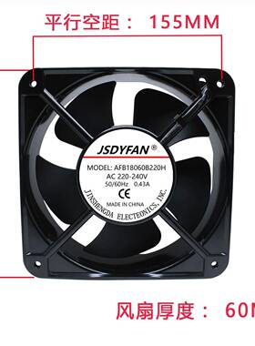 18060115/220V/380V交流轴机流机电箱风柜V电焊静音OKN散热风扇18