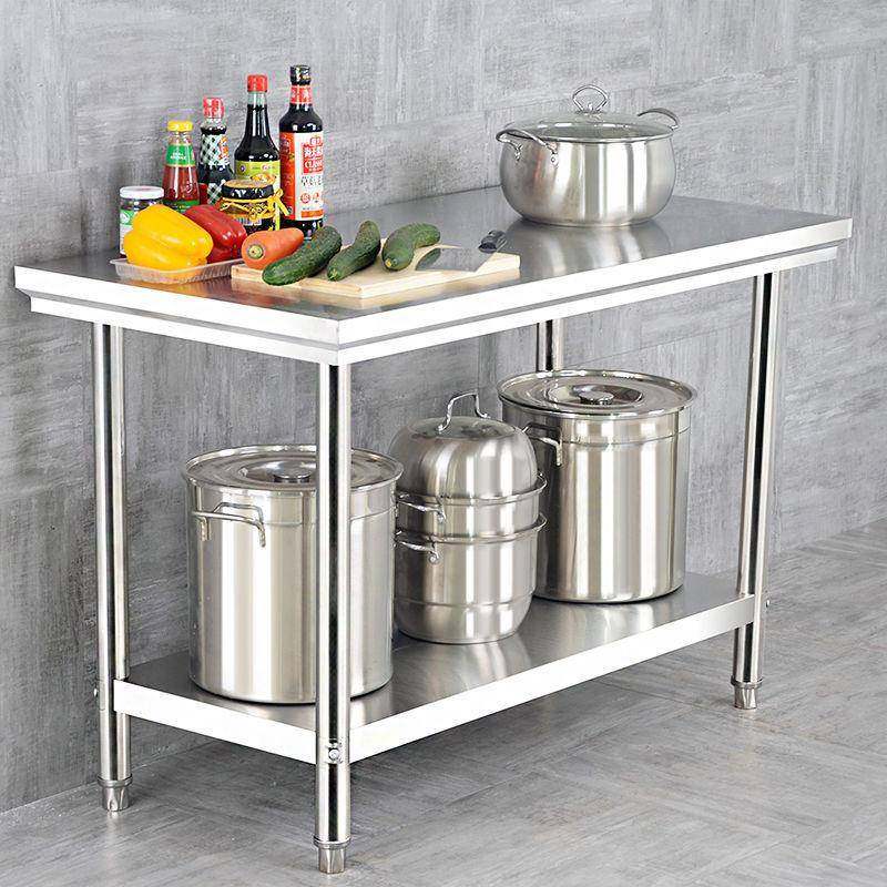 不锈钢厨房操台作饭店后YJE台厨工作台置物菜桌子切家用面商用打,家装主材,商用厨房操作台/工作台,淘宝优惠券,粉丝福利购,淘宝优惠卷