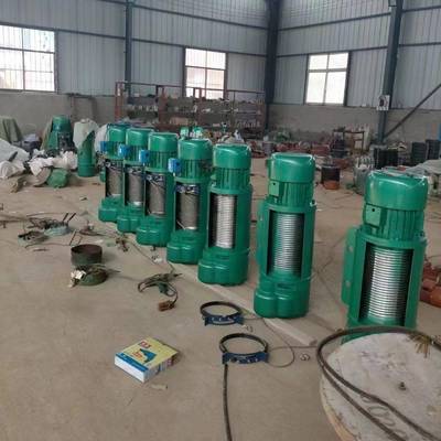 钢丝绳电动葫芦起重卷扬低净空大功率2.机动8FWF吨绳钢丝电葫芦