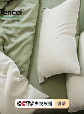 L级10天丝四件支奥地利兰精天丝四件0纯色莱赛套尔夏凉F被套床笠