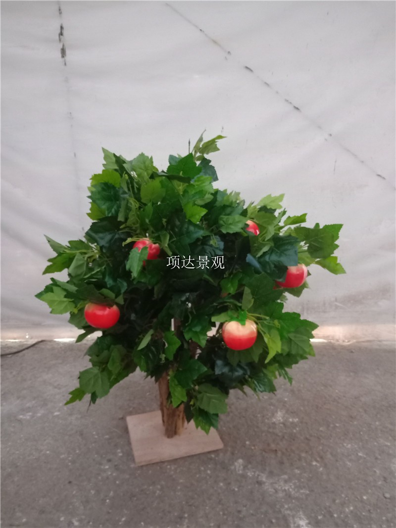 仿真西红柿树番茄树田园风农家乐餐厅展厅橱窗摆件造景装饰果蔬