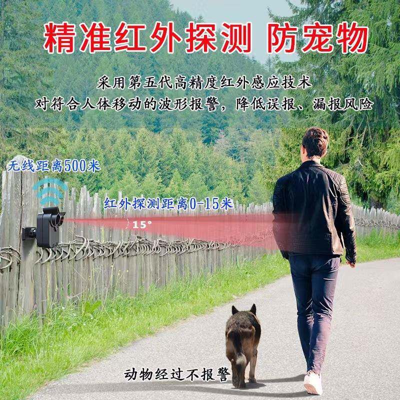 黑铁口砖无出过道户外防盗报警器入远线距离红外线HB-T804室内外