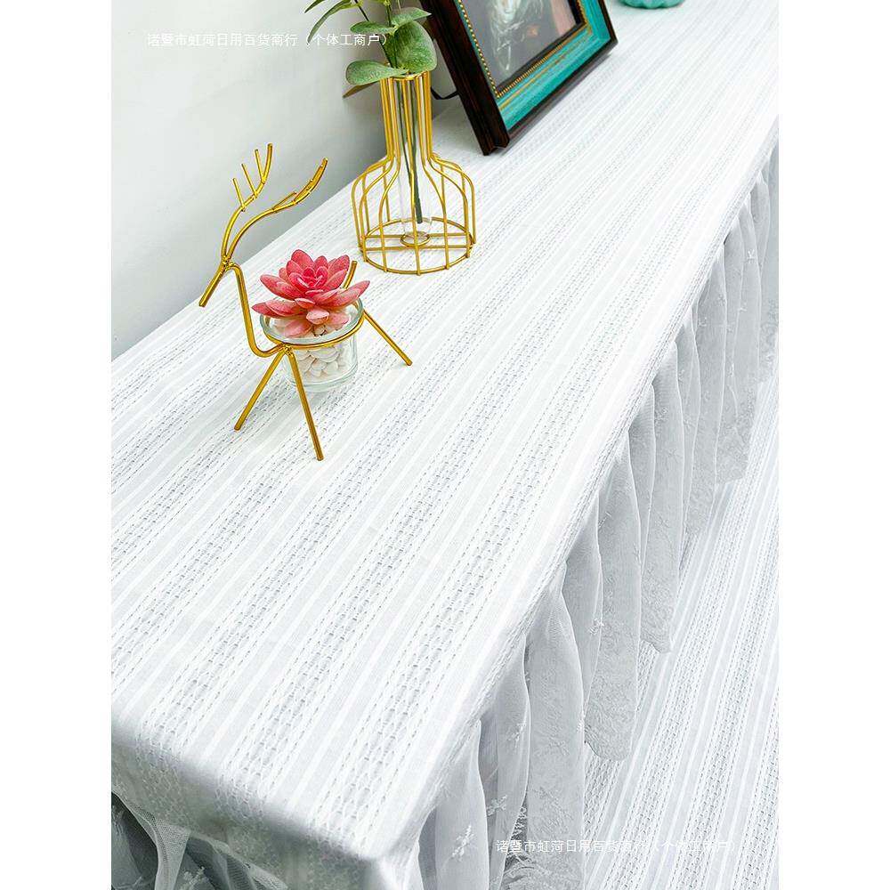 网红现法式凳钢12琴蕾罩布盖布丝简约轻奢代电钢琴披套半防尘罩