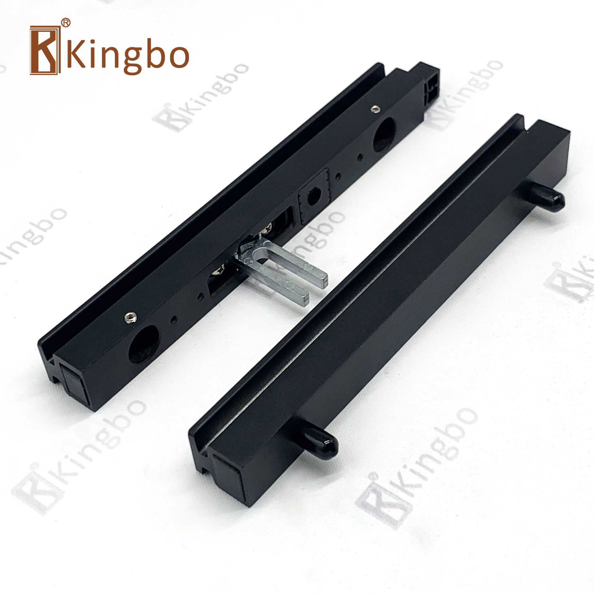 中窄推拉门锁拉手窄边框推拉门铝合金一字拉手实心把手门锁防盗锁