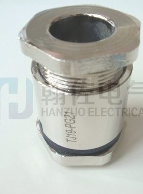 TJ19德制夹紧式填料函 PG21船用电缆接头 通径19mm 镀镍电料函