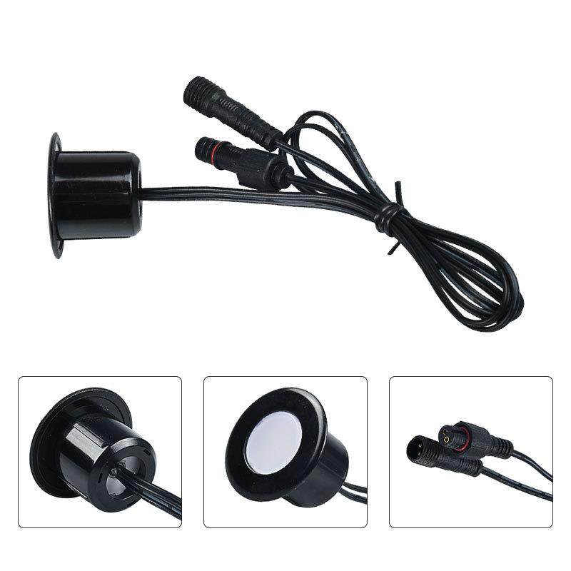 黑形色户外防水景观灯墙角装饰0灯圆1只装甲RL-D42D-板+电源套灯