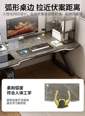 办电脑桌台式家用公桌椅组合书桌竞桌简TPI易现代生卧电室学习桌