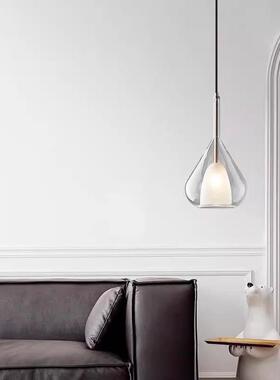 新款水滴玻璃吊吊法灯式创意橱个性餐厅吧台服装店窗卧室床头BYG