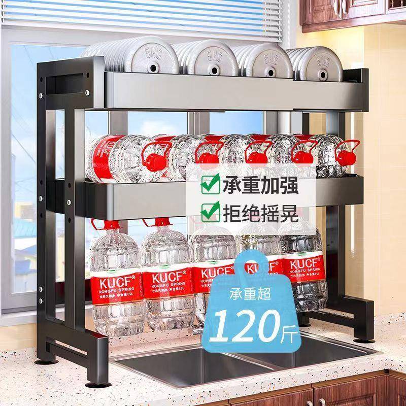 厨房水槽置物架碗JXG碗碟沥水可架伸缩多功能用放洗盘水家槽池收