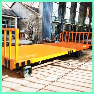 牵引平板型库货物搬运车重仓拖移CID动四轮转向平板车