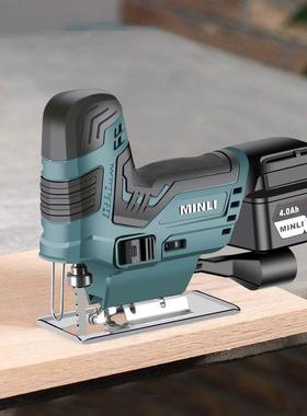 MINI锂手电曲线锯家用木充电电锯多功能持SVSL木板线锯小型工切割