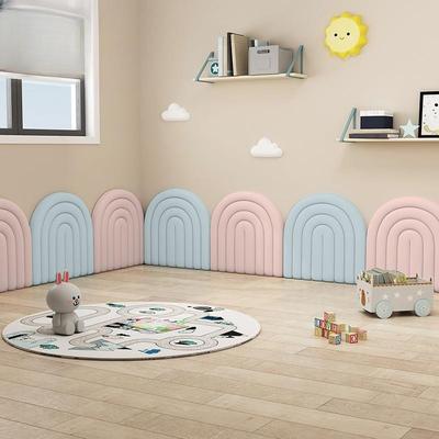 儿防撞墙面贴软包床头厚加海绵墙贴宝宝幼儿园立10071301体墙软包