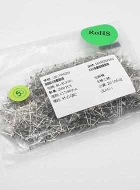 一字型小蝴蝶长脚F.8MM1高亮单色灯灯HLG-1.8M珠红翠绿蓝橙白黄色