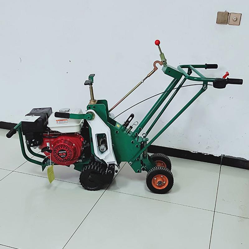 厂家手式起草皮机油汽多功推能草坪移植机型自走式割小草LEK坪机