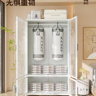 属简易衣房EOH柜卧室出家用租用组装金全钢架新款衣橱小户型收纳