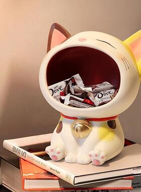 意猫咪树脂工艺006桌户面创件玄关客厅可爱钥匙收纳入家居摆装饰