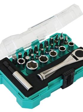 宝工NNLk(Pro'st)iSD-218M27件套棘轮3套筒起子组套筒扳手工具套