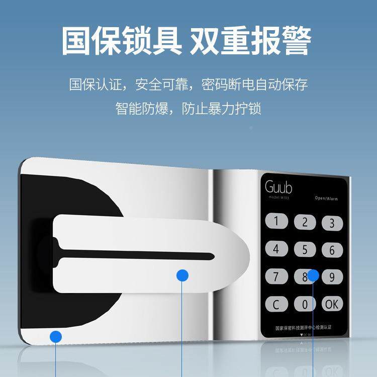 密码文件柜带铁SRYG-100财务办公资料档案储物纹矮柜锁子电子皮保
