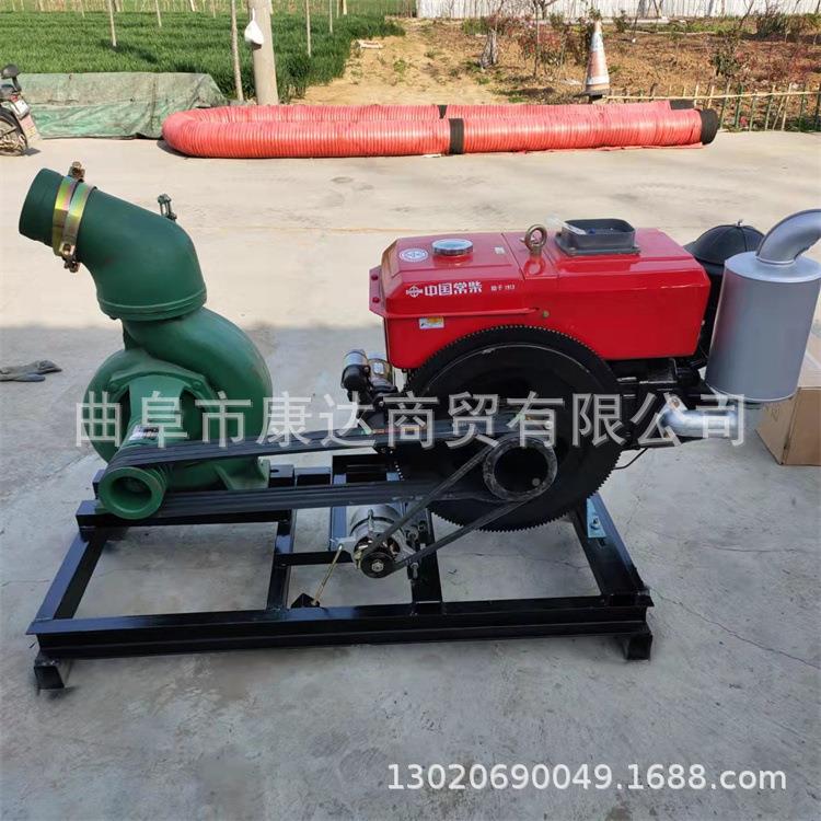 柴油拖车款水泵建防汛寸排水筑泵1012TMU寸泵柴油水八寸水泵