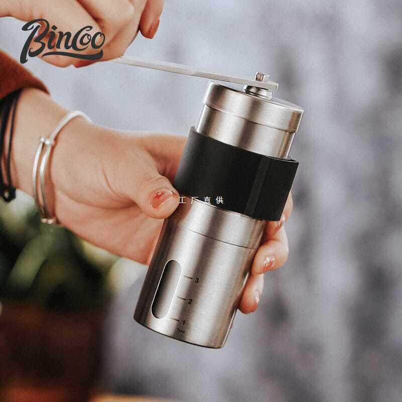 手摇咖啡豆研磨磨机手手动磨豆机现家用小型YHA粉器具磨套磨装