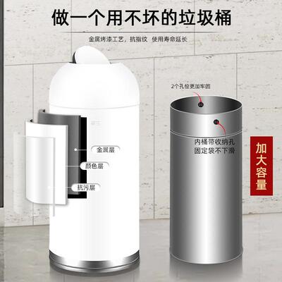 摩东静音廊摇摆盖商务垃圾桶o商GPX-35-4场印过道走店铺室内可lgo