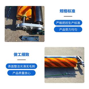 无力清扫器龙丝螺旋式水煤矿厂运尼输带泥动除尘刷辊皮带清无动力