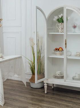 家用书柜落地带门实木儿童展21ME141示柜靠美墙客厅民宿置实物式