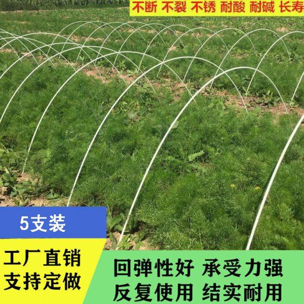 【5支装】蔬菜棚拱杆保温花棚小拱棚支架农业园艺农用玻璃钢拱竿,农机/农具/农膜,温室大棚支架,淘宝优惠券,粉丝福利购,淘宝优惠卷