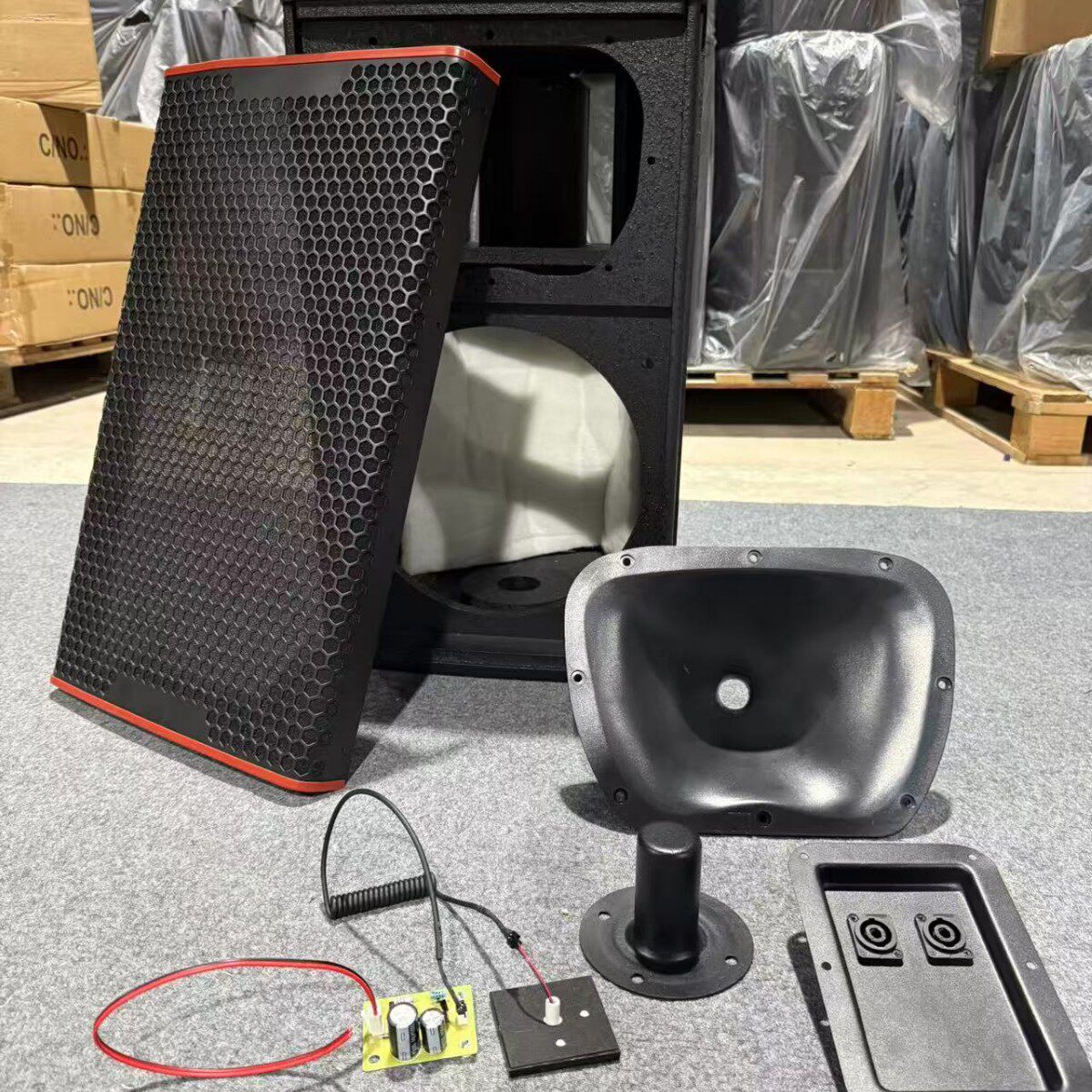 专业音响音箱12寸KP8052音箱空箱体带配件KP8052木质音响配件