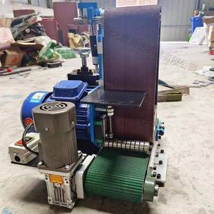 金属件平面抛光机台式除锈拉丝打磨机砂带自动小型平面拉丝机