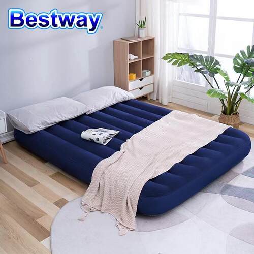 Bestway67682双人特大家用加厚气垫床冲气简易折叠午休床充气床