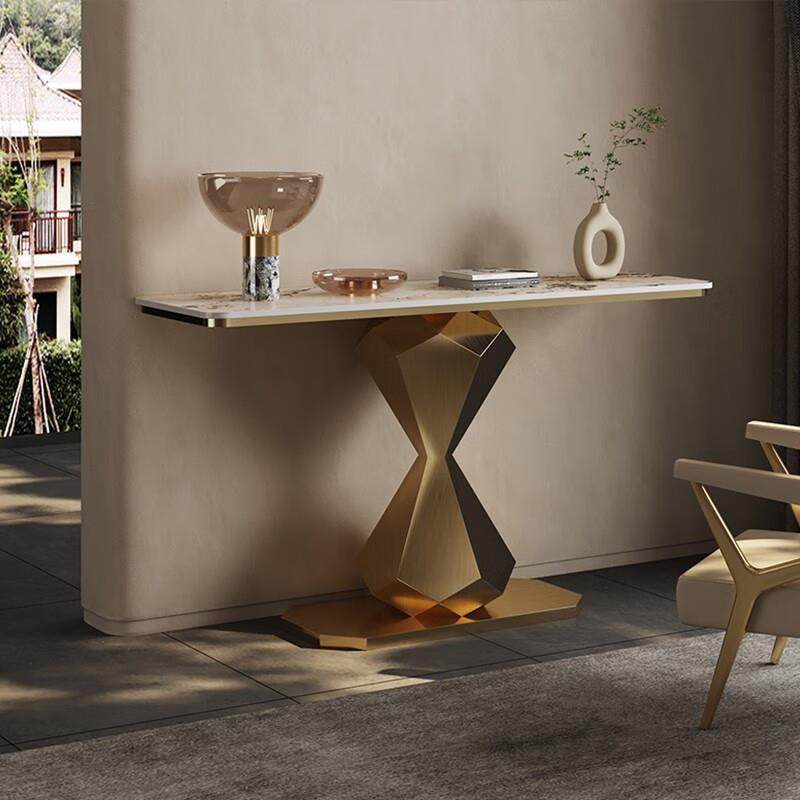 轻奢玄关台钻石造型现代简约入户家用入户正对门艺术岩板玄关桌,收纳整理,烫衣板及配件,淘宝优惠券,粉丝福利购,淘宝优惠卷