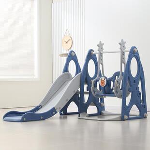 大火箭儿童滑滑梯室内外家用加高扶手宝宝婴幼儿滑梯秋千组合乐园