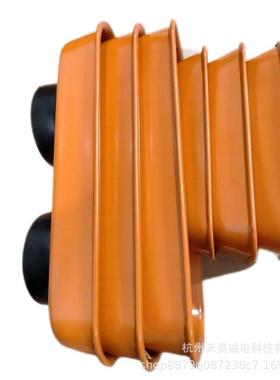 方形螺丝批金属放置盘橙色配套磁力零件托盘4S店保养专用吸力碗