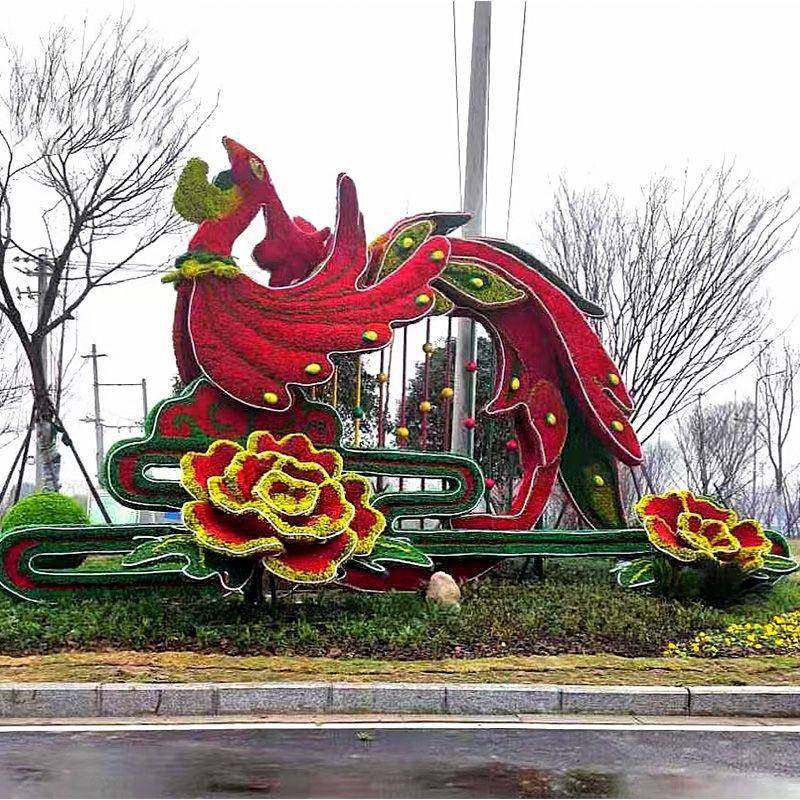 大型仿真绿雕可接受各类绿雕绿雕花坛园林绿化