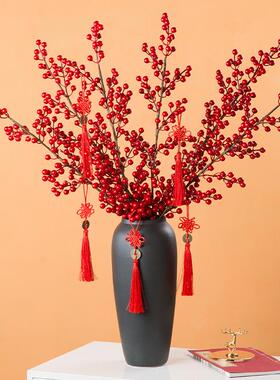 源头陶冬瓷粗陶地复古黑色陶花瓶摆F5M66658件黑陶客罐厅银柳落大