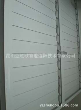 供应百叶窗铝合金材质，中空结构，密封性好，防雨性能好