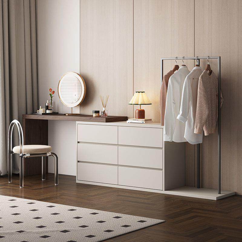 现代简约实木梳妆台斗柜一体带衣帽架收纳柜多功能转角化妆台书桌,机械设备,其他机械设备,淘宝优惠券,粉丝福利购,淘宝优惠卷