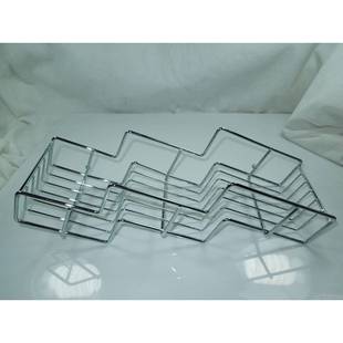 银色浴室毛巾架轻奢风免打孔卫生间壁挂置物架厕所洗手间浴巾架