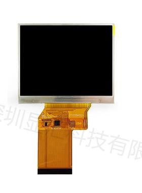 3.5寸液晶屏TFTLCD320*240横屏RGB接口54P插接显示屏