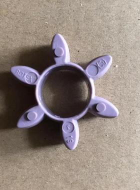 ROTEX19外径41联轴器减震缓冲垫子六角弹性体6瓣胶块梅花圈内径18