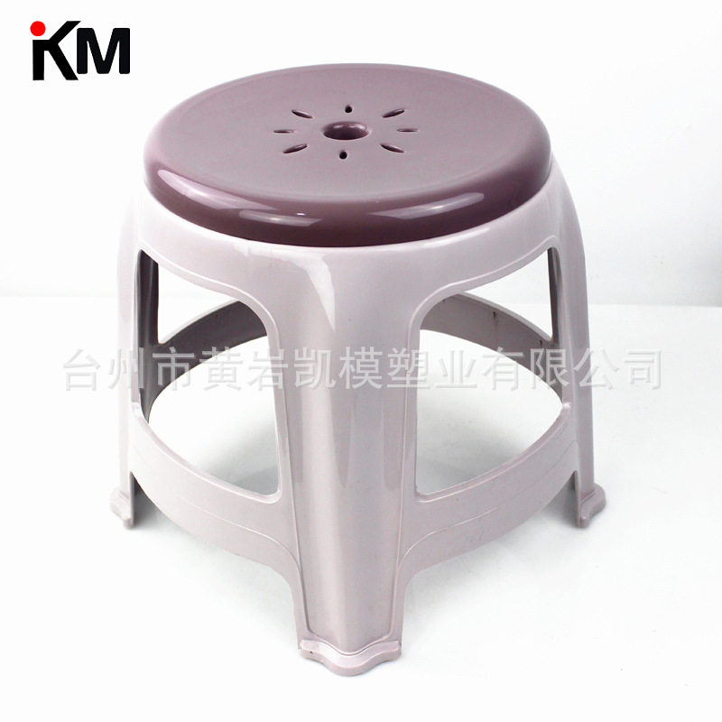 儿童小塑料坐凳模具制造小凳子注塑模具开发家庭座椅模具