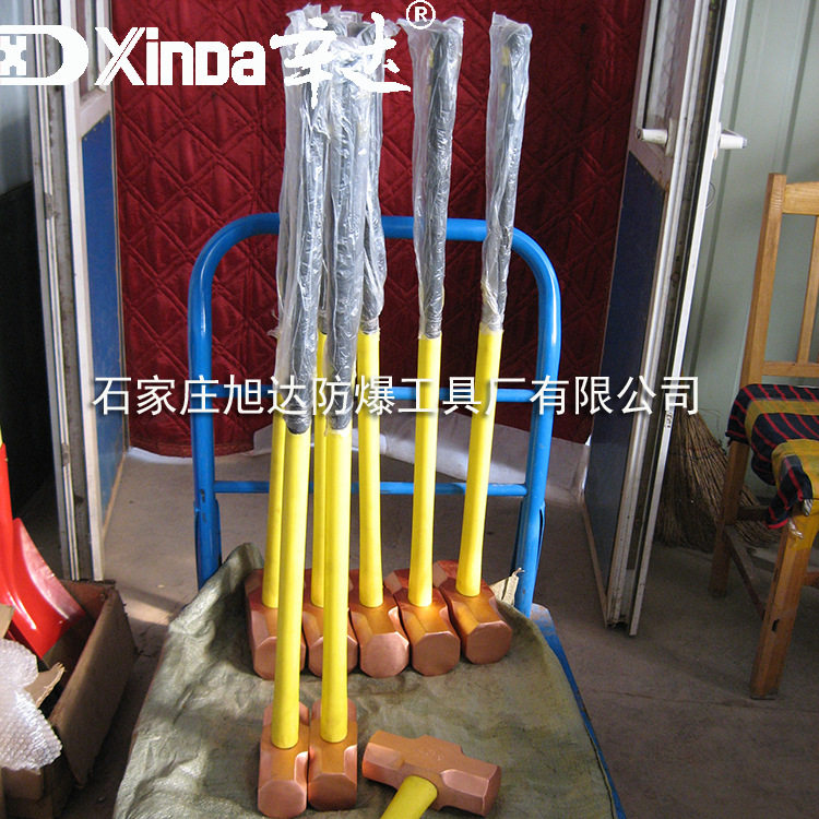 工厂紫铜八角锤塑柄/木柄紫铜锤纯铜锤子铜榔头0.5-8.1kg/18P