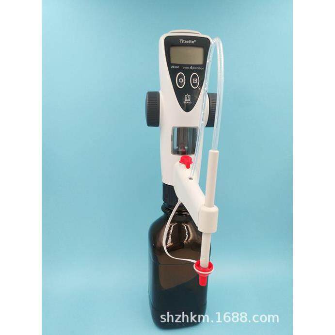 普兰德brand25ml电子数字可调量程瓶口滴定器4760151