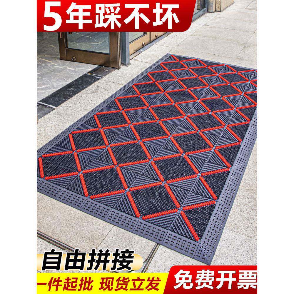 室外脚垫进门门垫大门口拼接防水防滑垫塑料防晒地垫台阶踩脚垫