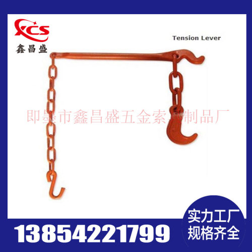 青岛索具厂家供应捆扎杆横担钩索具收紧器船用喷塑链条紧索具