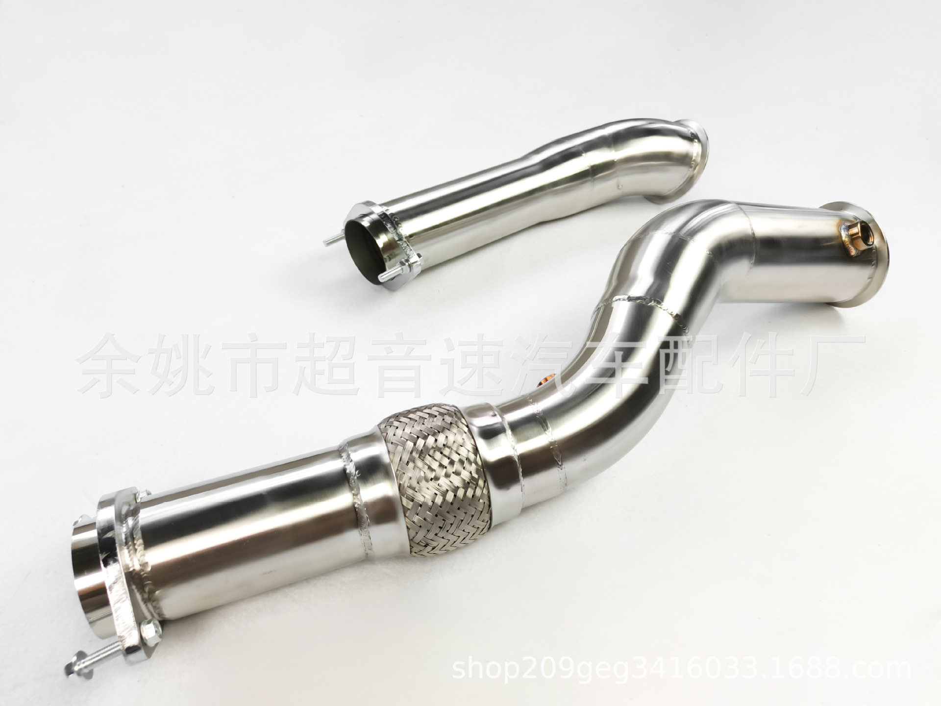 汽车排气系统改装适用G80M3G82M4S58海外仓代发不锈钢猫背排气管