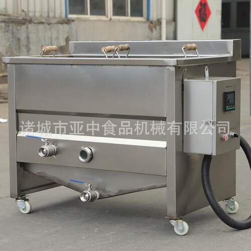 小型炸鸡薯条油炸机小吃店专用油炸机手动出料鸡排鸡柳油炸机